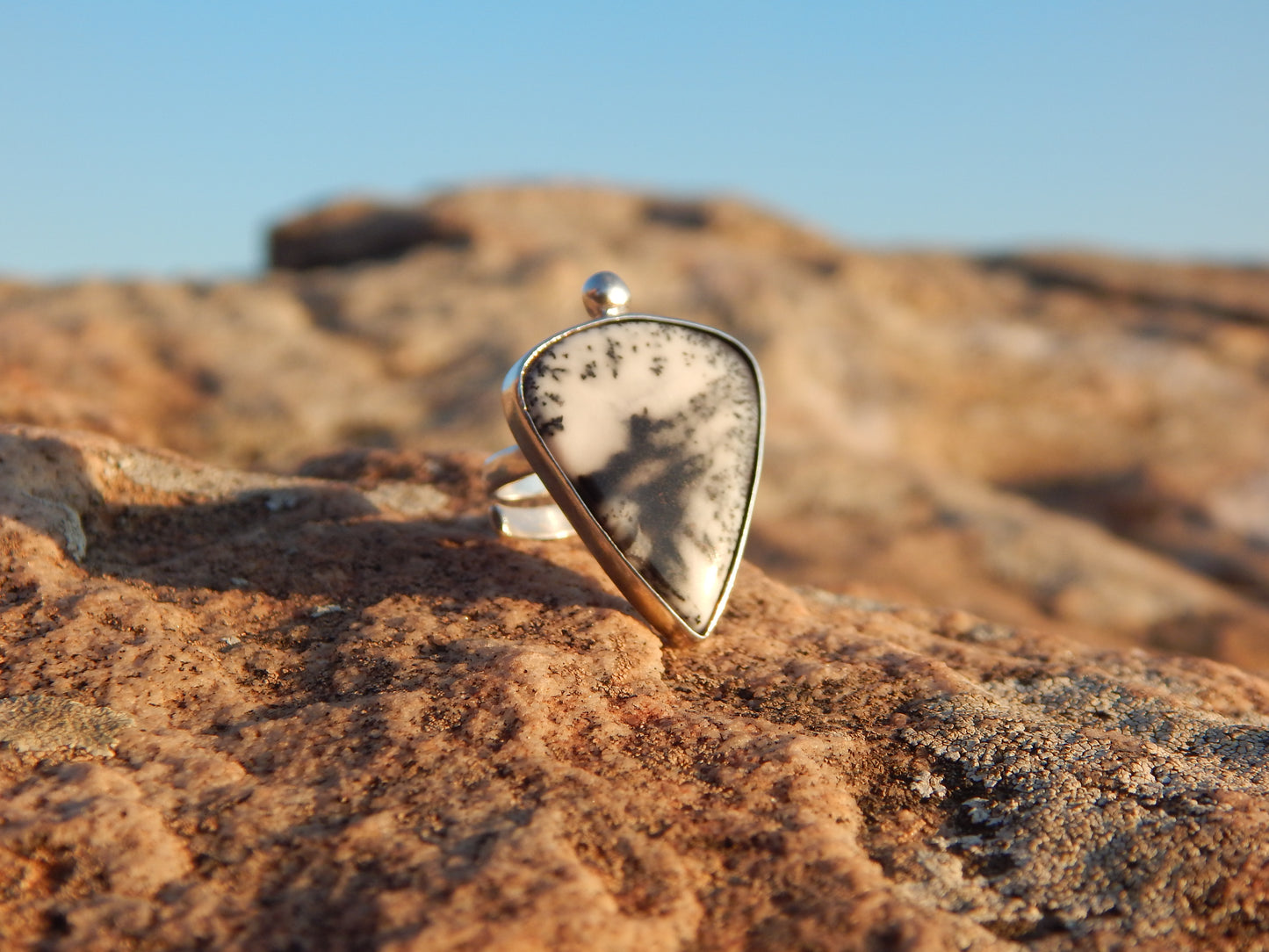ANILLO DE ÁGATA DENDRíTICA