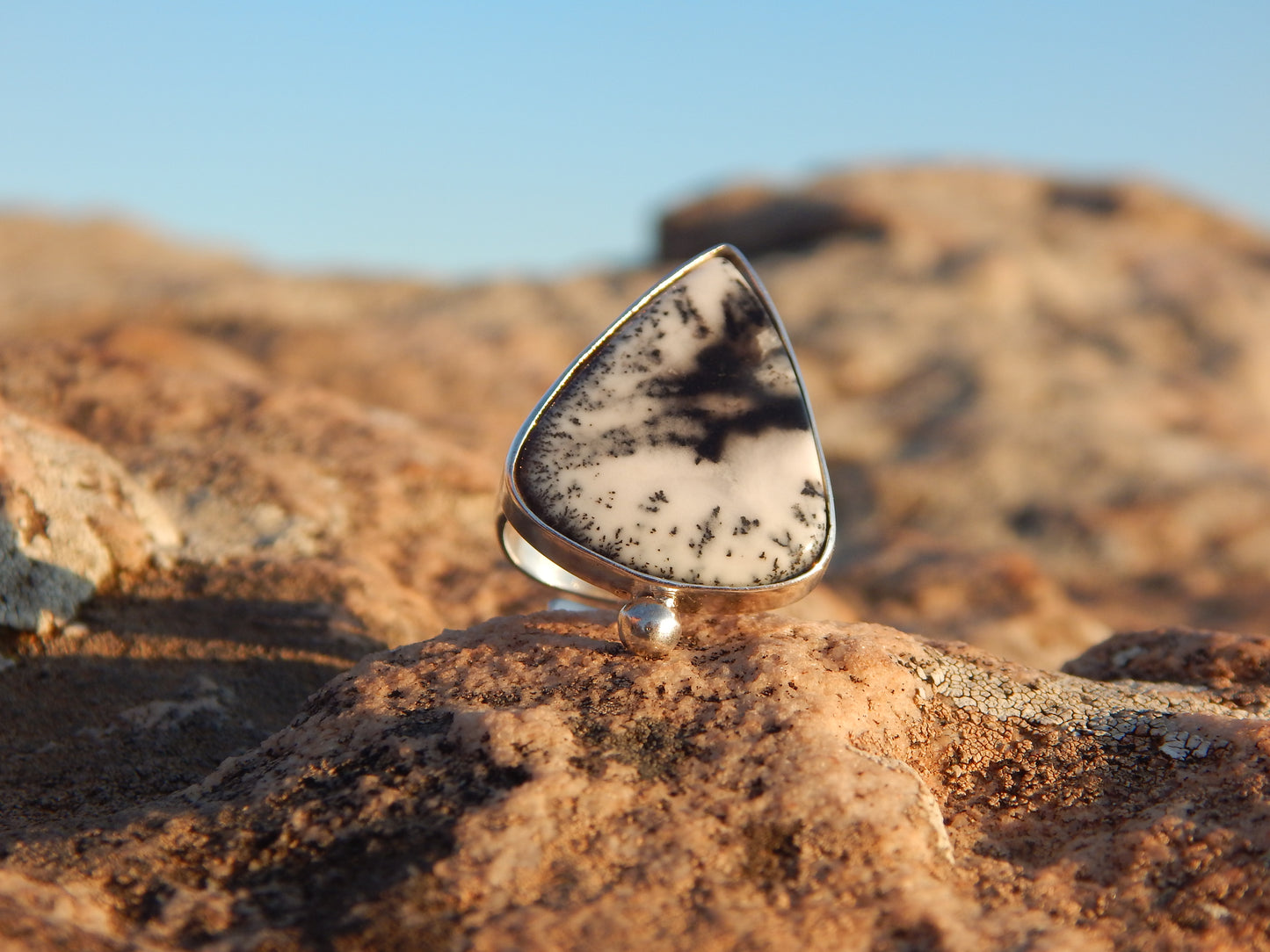 ANILLO DE ÁGATA DENDRíTICA