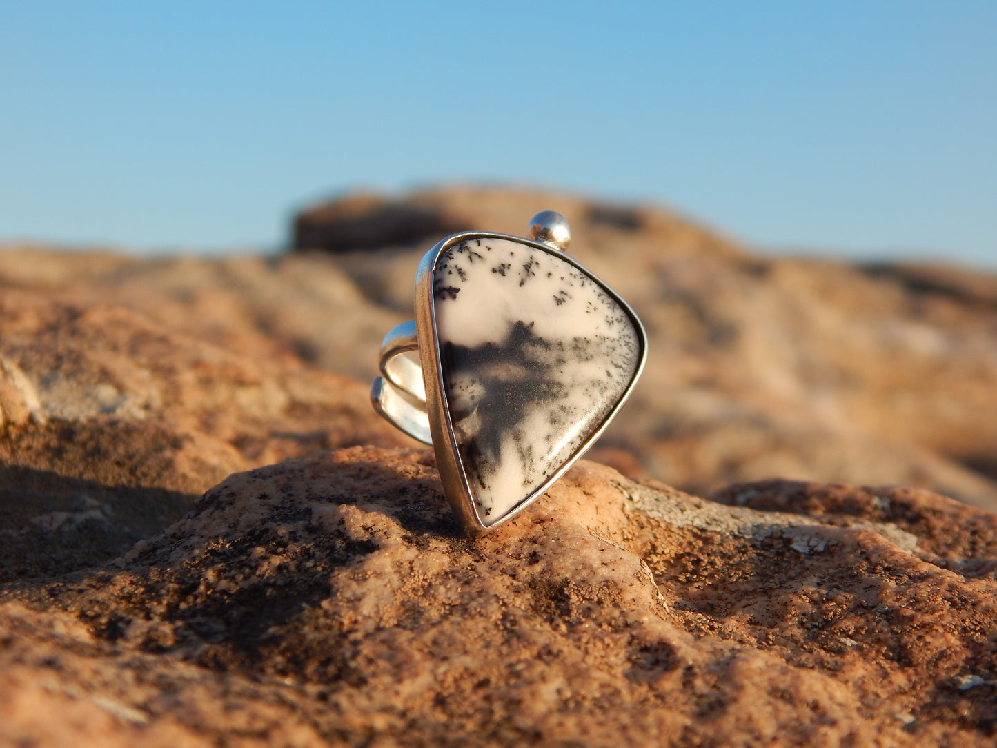 ANILLO DE ÁGATA DENDRíTICA
