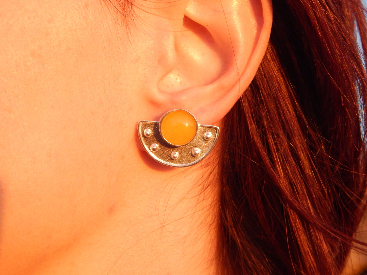 STUDS SUN PLATA