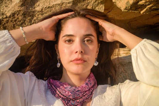 SUN SILVER EARRINGS