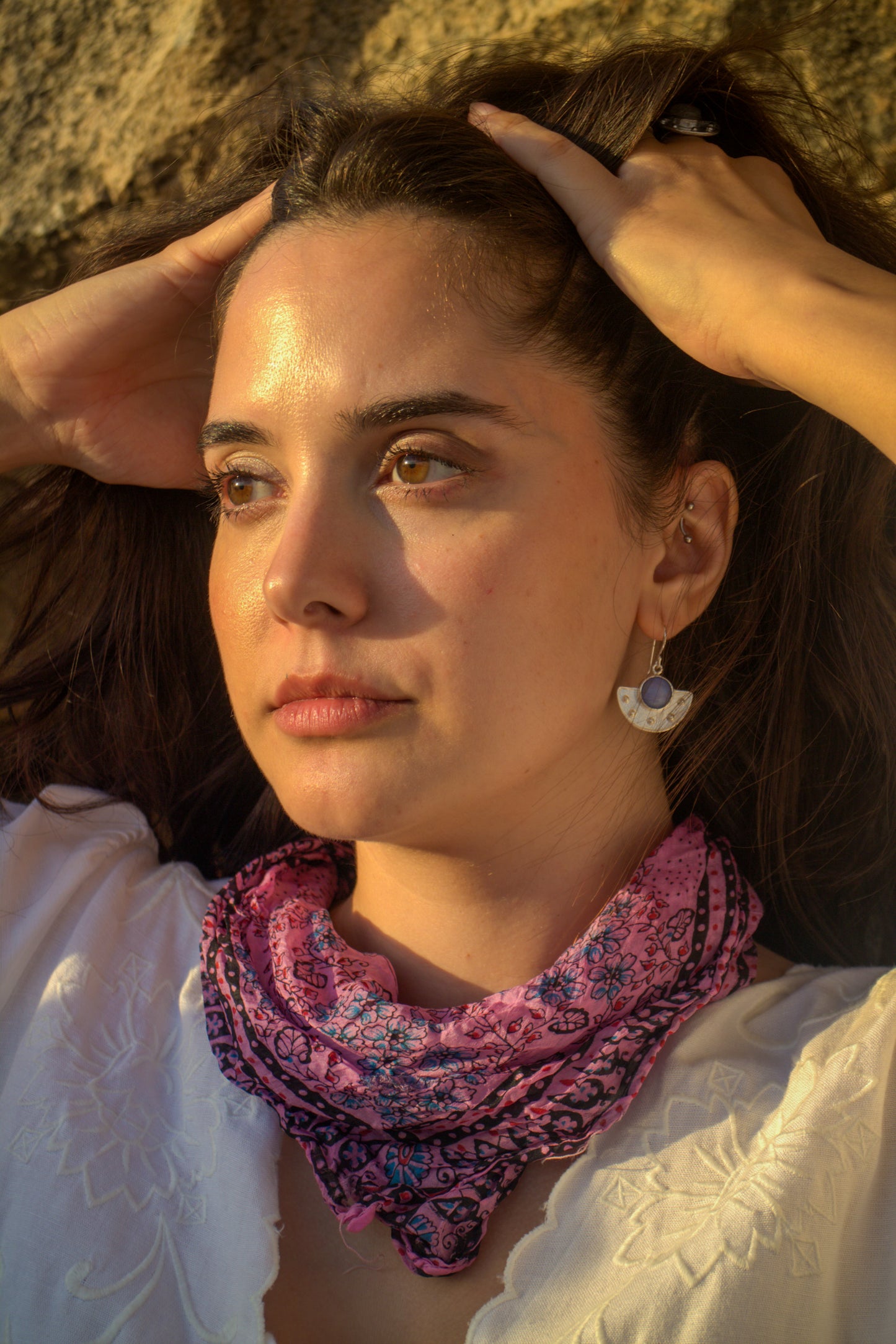 PENDIENTES SUN PLATA