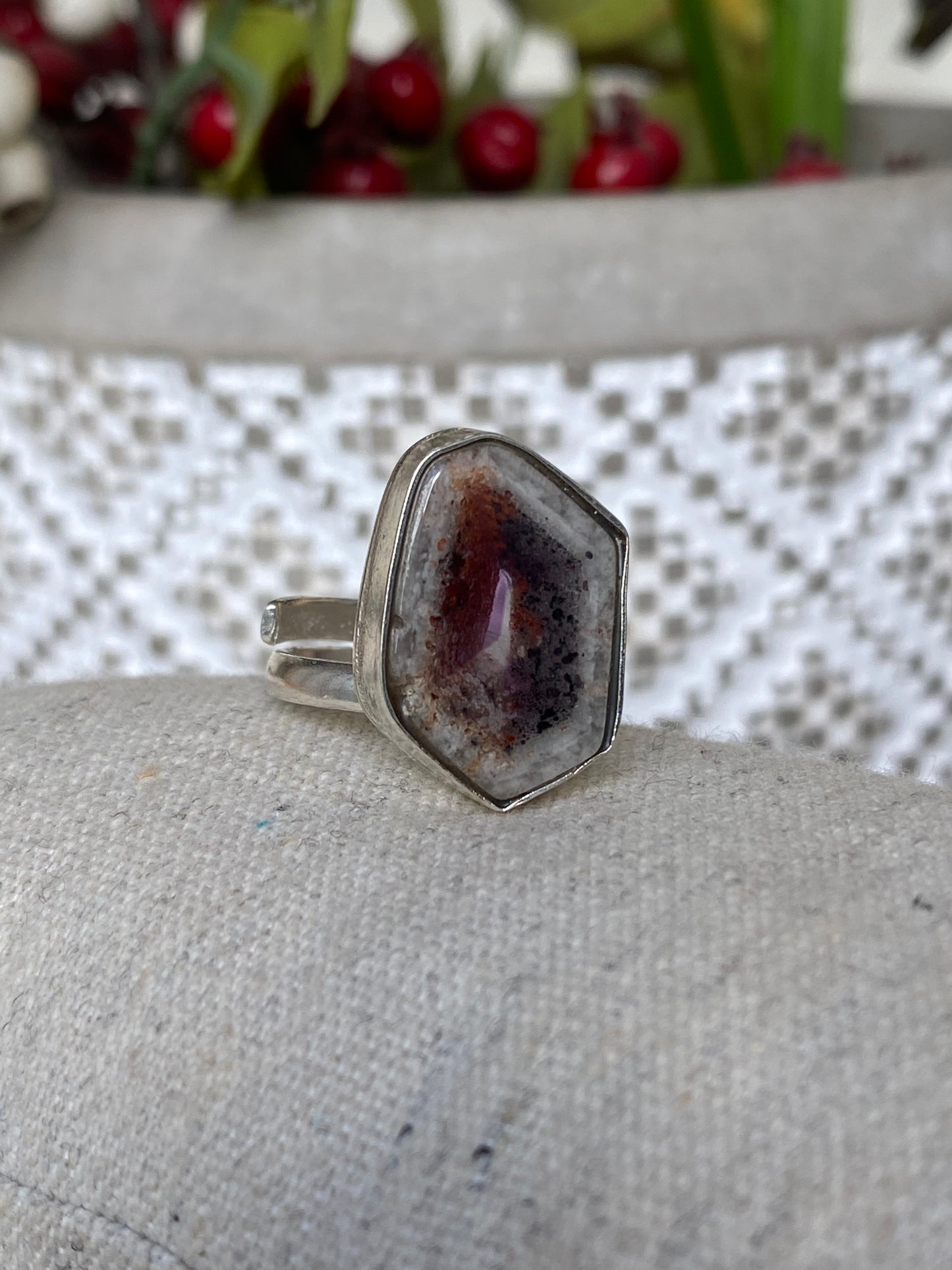 ANILLO AMATISTA EN BRUTO