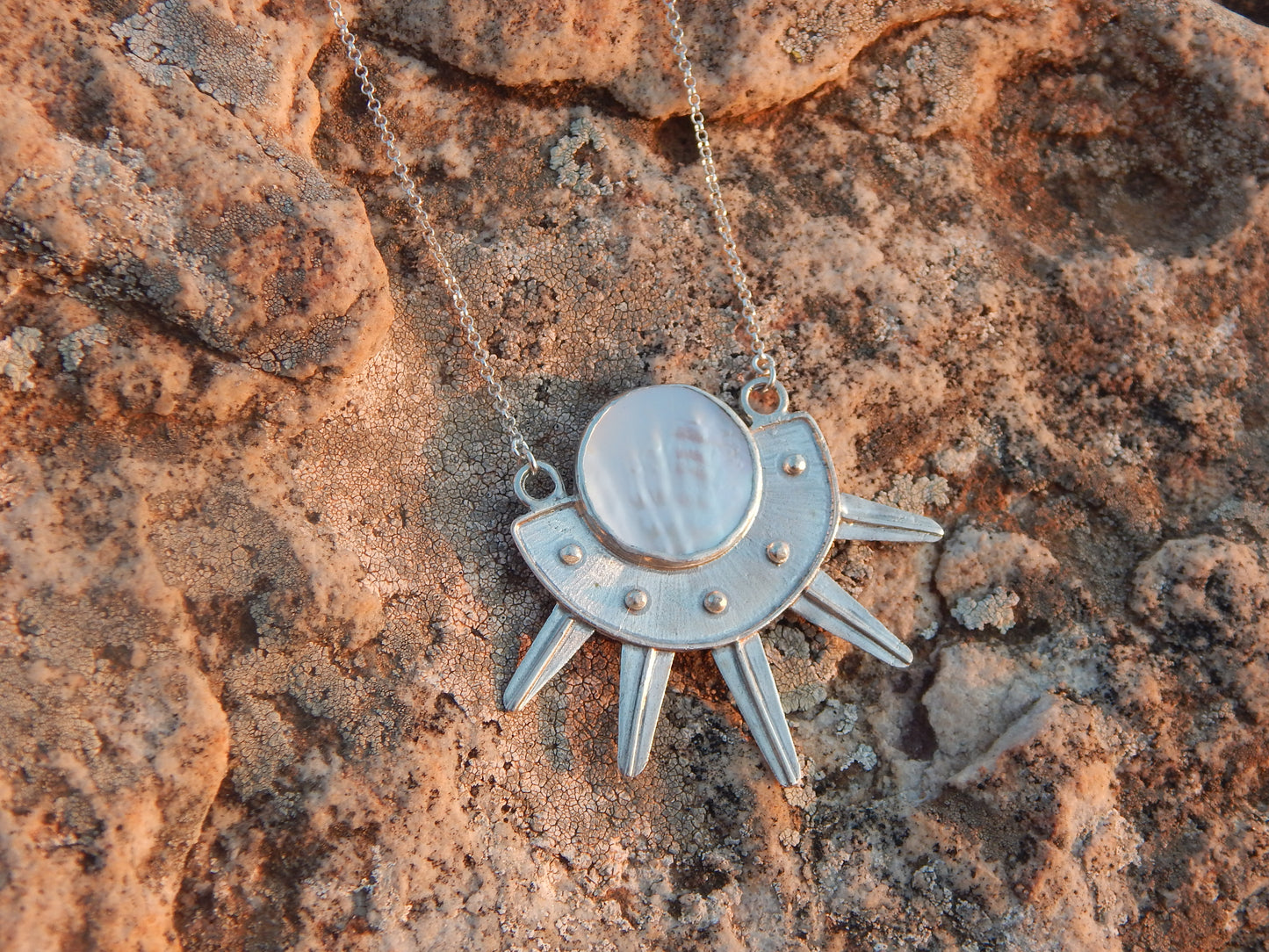 SUN SILVER PENDANT